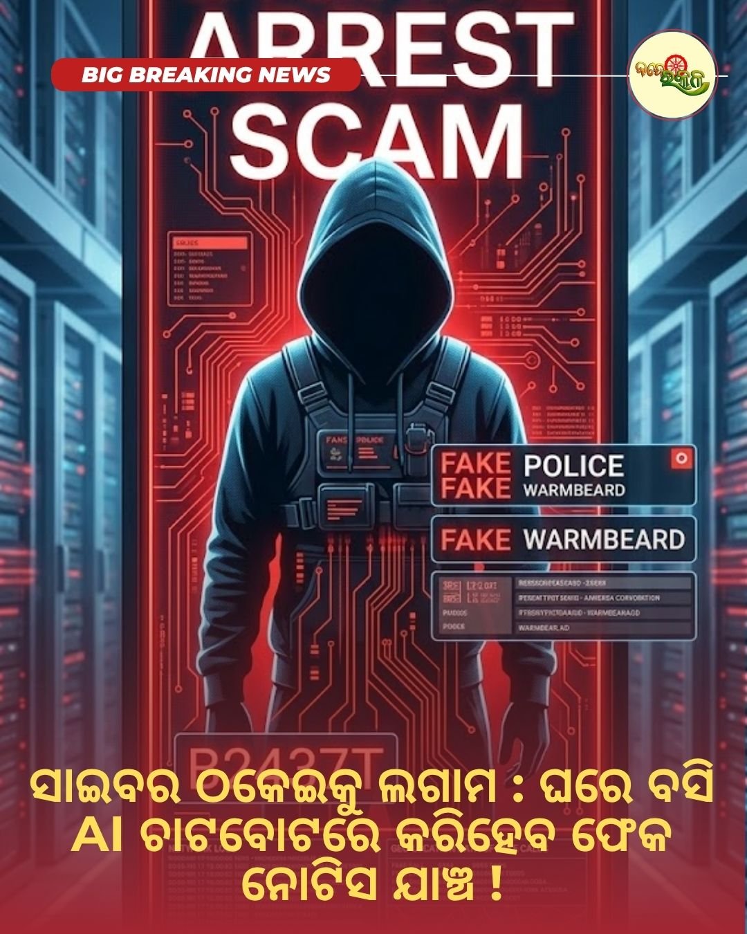 ସାଇବର ଠକେଇକୁ ଲଗାମ : ଘରେ ବସି AI ଚାଟବୋଟରେ କରିହେବ ଫେକ ନୋଟିସ ଯାଞ୍ଚ !